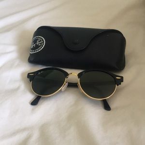 Round Clubmaster Ray Bans